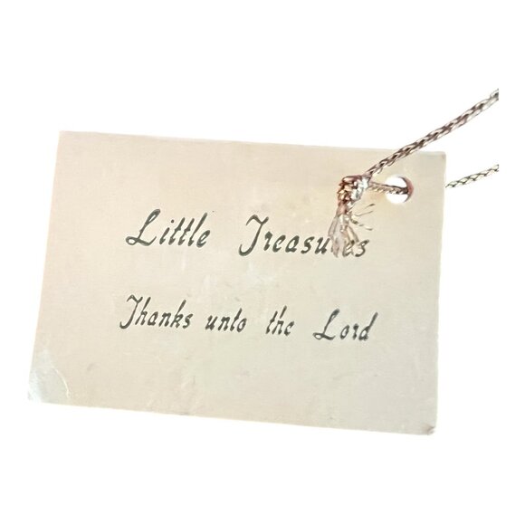 Vintage Lefton China The Christopher Collection Thanks Unto The Lord Figurine - Picture 2 of 9